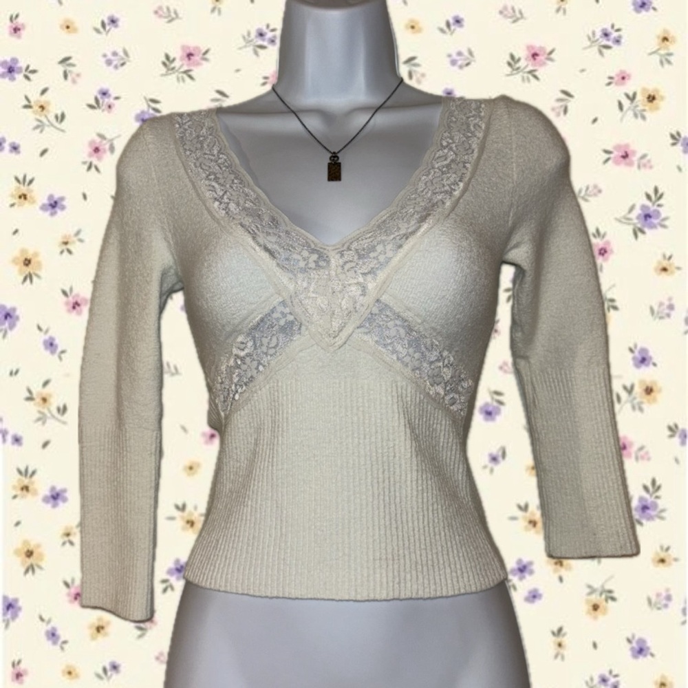 Lace crop top